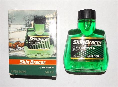 Vintage Mennen Skin Bracer Original Oz After Shave Full Bottle Nib