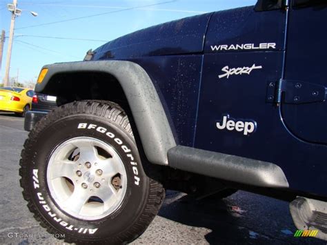 Patriot Blue Pearl Jeep Wrangler Sport X Photo