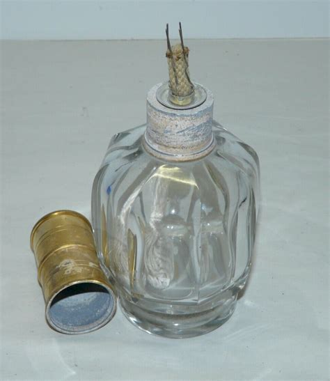 BELLE Et ANCIENNE LAMPE BERGER CRISTAL DE BACCARAT ETIQUETTE PAPIER