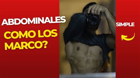 Quieres marcar los ABDOMINALES Explicación simple sin vueltas YouTube