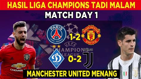 Hasil Bola Tadi Malam Liga Champions Match Day Psg Manchester