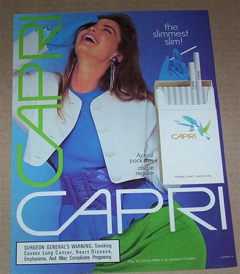 Capri Smoking Ads