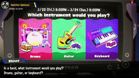 Splatoon 3 Online Gameplay 107 Instruments Splatfest 1 14 Matches