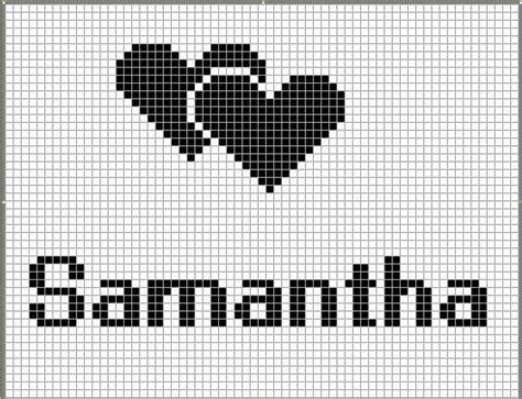 Personalized Name Graphs For Crochet Projects Artofit