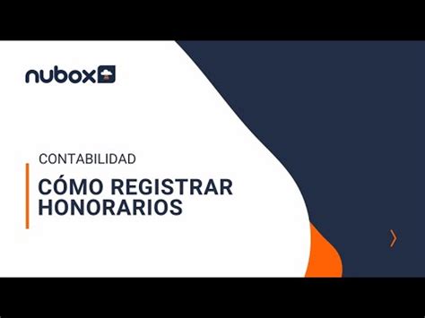 Contabilidad C Mo Registrar Honorarios Youtube