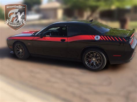 Dodge Challenger Stripes Racing Stripes Rt Graphics Streetgrafx