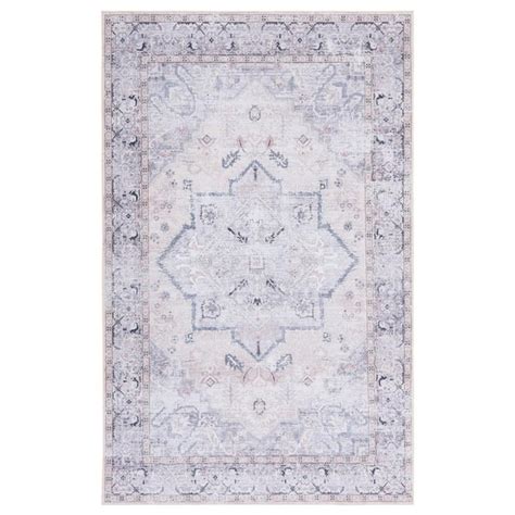 Safavieh Tucson Beige Gray Ft X Ft Machine Washable Medallion