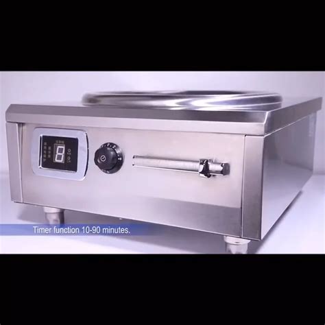 8000w Concave Flat Surface Commercial Big Power Induction Cooker 8kw Cooking Soup Fry Machine