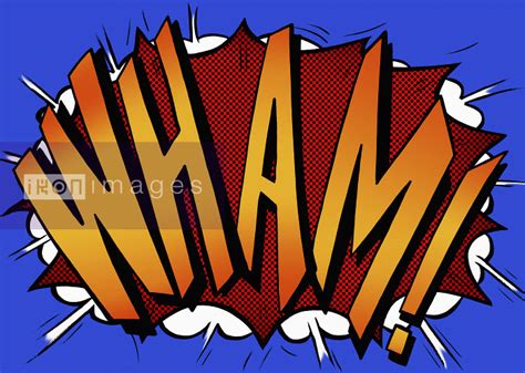 Stock Illustration Of Wham Comic Book Text Sound Effect Ikon Images