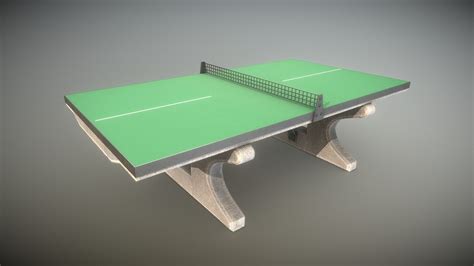 Outdoor Ping Pong Table 1 Buy Royalty Free 3D Model By VIS All 3D