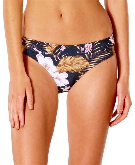 Rip Curl Playa Bella Full Coverage Bikini Bottom Black