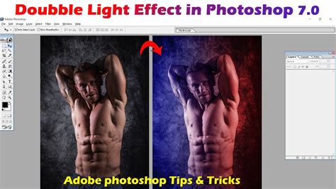 Dual Light Effect In Photoshop Photoshop Tutoria Double Light