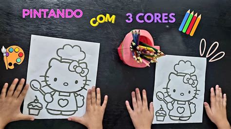 PINTANDO 3 CORES a participação da minha prima Alice YouTube