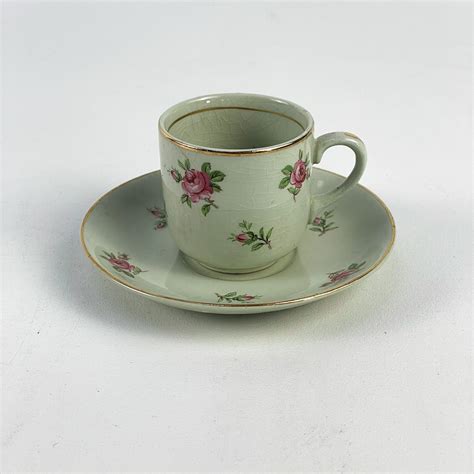 Antiga Xicara de Cafe Porcelana Inglesa Johnson Bros Império dos