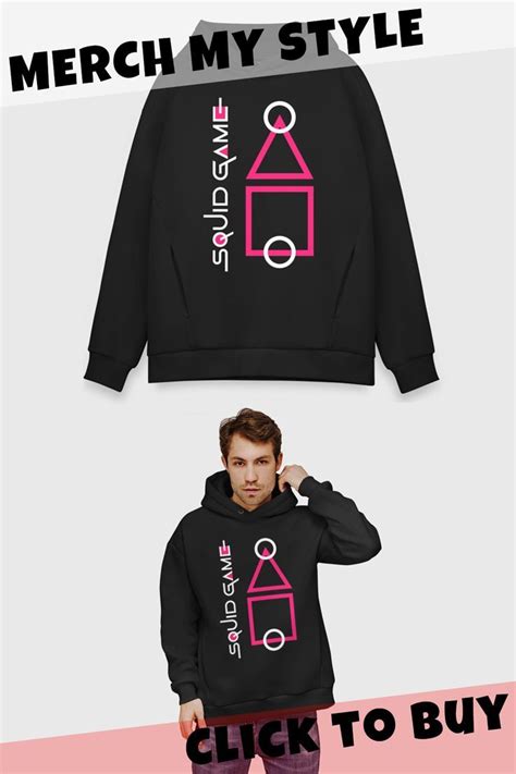 Мужское худи Oversize хлопок Игра в кальмара схема игры