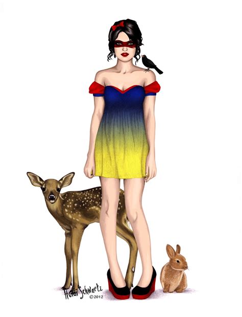 Heidi Schwartz Superhero Snow White Character Concept Art