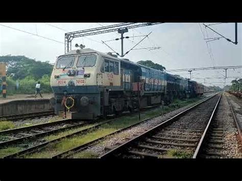 Kazipet Wdg Twins Start Up At Surathkal Railway Station Youtube