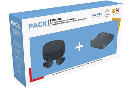 Ecouteurs Samsung Pack Galaxy Buds Pro Noir Chargeur Rapide Darty