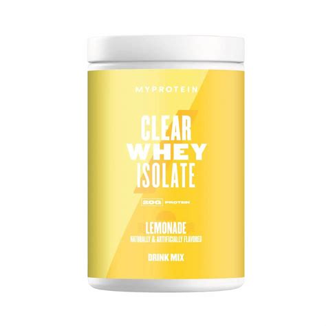 Buy Myproteinclear Whey Isolate Protein Powder 11 Lb 20 Servings Lemonade 20g Protein Per