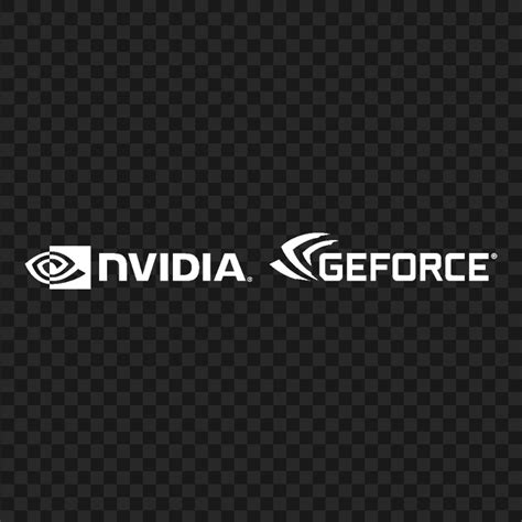 Hd Png Geforce Nvidia White Logo Citypng