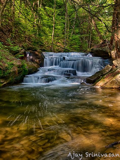 Allegheny National Forest Pennsylvania Waterfall Serene Allegheny