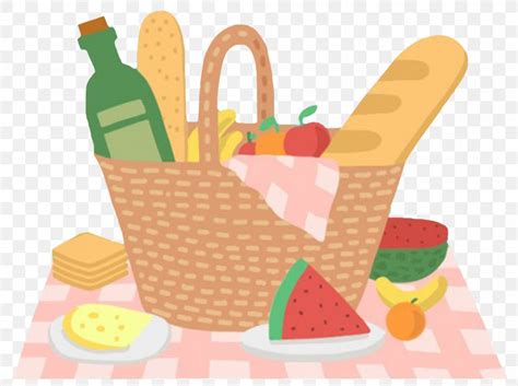 Picnic Baskets Clip Art Png X Px Picnic Basket Cartoon