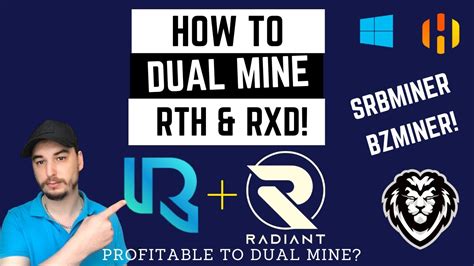 How To Dual Mine Radiant RXD Retheruem RTH HiveOS Windows GPU