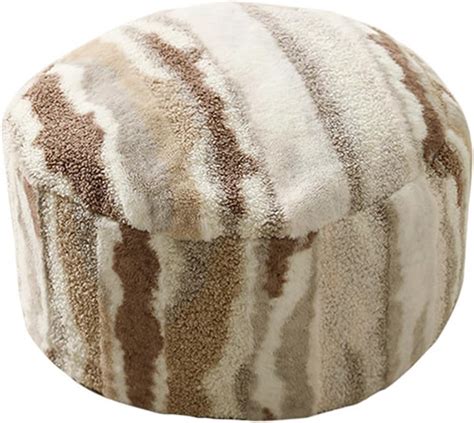 Amazon A B Crew Unstuffed Round Pouf Cover With Zipper Floor Pouf