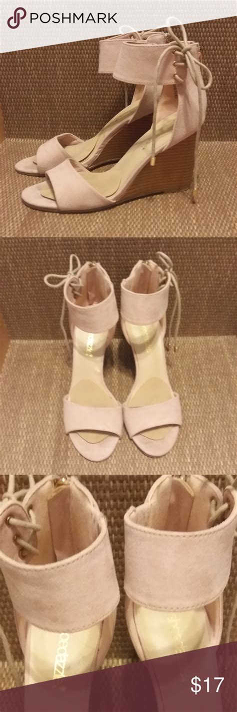 Blush Pink Suede Open To Stacked Heel Sandals Pink Suede Stacked