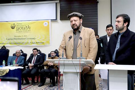 Chief Minister Gilgit Baltistan Haji Gulbar Khan Addressing During The