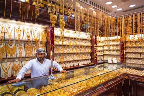 Gold On The Famous Golden Souk In Dubai Stock Editorial Photo