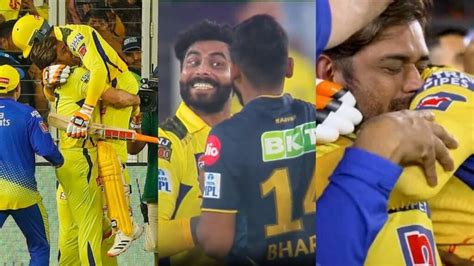 Dhoni Cried After Lifting Ravindra Jadeja In His Lap After The Victory