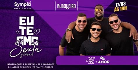 Eu Te Amo Sexta Feira Em Belo Horizonte Sympla