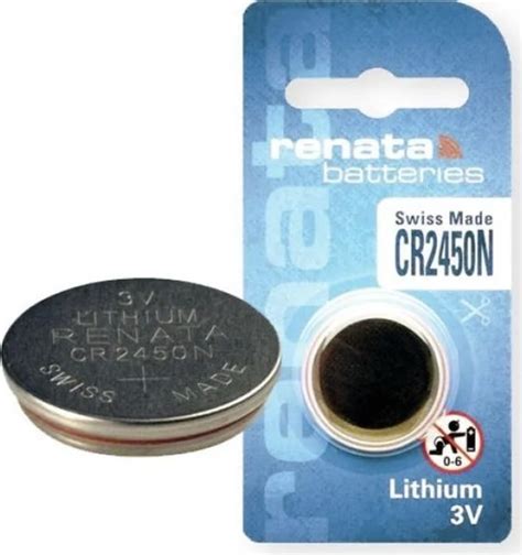 Renata Lithium Batterij Knoopcel Cr N Stuks V Made In