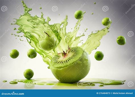 Gooseberry Amla Juice Splash Stock Image - Image of gooseberry, vitamin ...