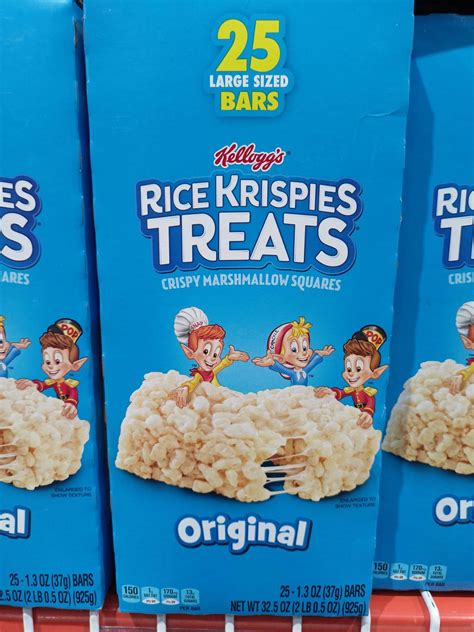 Kelloggs Rice Krispies Treats 25 Large Sized Bars Lazada Ph