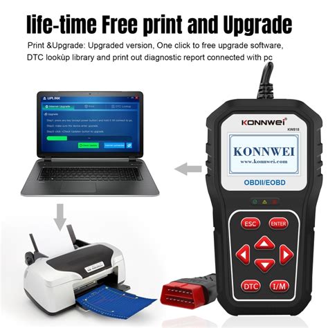 KONNWE KW818 Car OBD2 Bluetooth Fault Detector Diagnostic Tools