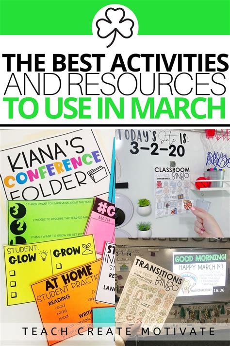 March Classroom Ideas and Activities - Teach Create Motivate | March ...