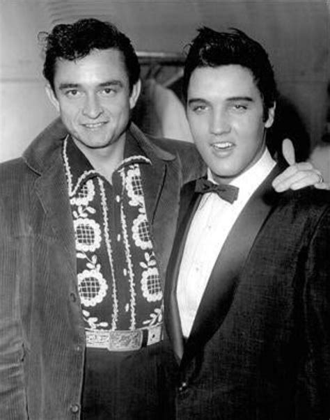 Johnny Cash and Elvis Presley, 1957 : r/OldSchoolCool