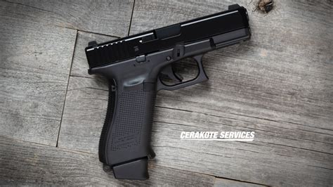 Glock X Black Gen Pistol Black Slide Cerakote Services