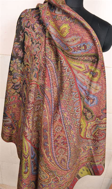 Pashmina Kani Jamavar Shawl Real Kashmiri Pashmina Scarf Fashion