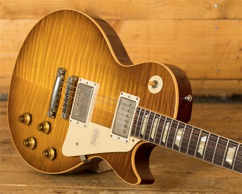 Gibson 60th Anniversary 1959 Les Paul Vos Golden Poppy Burst Peach