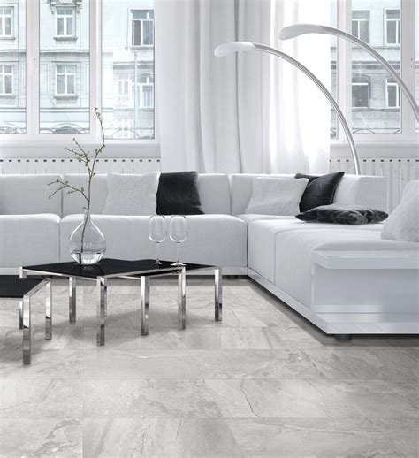 Grey Floor Tiles Living Room - Flooring Ideas