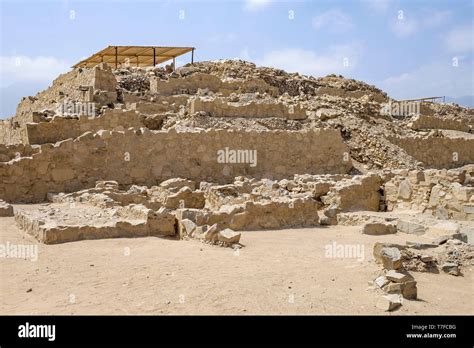 The archaeological site of The Sacred City of Caral (or Caral-Supe ...