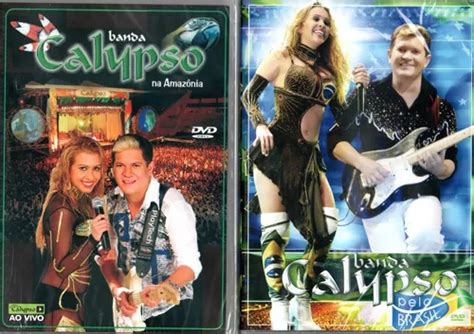 2 Dvds Banda Calypso Na Amazônia Dvd Calypso Pelo Brasil Frete grátis