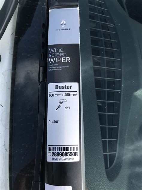 288908550R Щетки стеклоочистителя Duster шт. RENAULT | Запчасти на DRIVE2