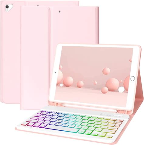 MOCOFLY Funda Con Teclado Para IPad 10 2 7a 8a 9 Generacion Con