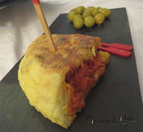 Tortilla De Patata Con Sobrasada Tortilla De Patatas Tortilla De