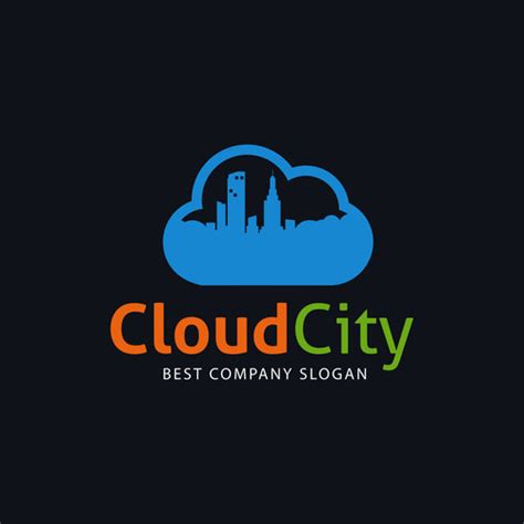 Cloud City Logo Design Vector Free Download