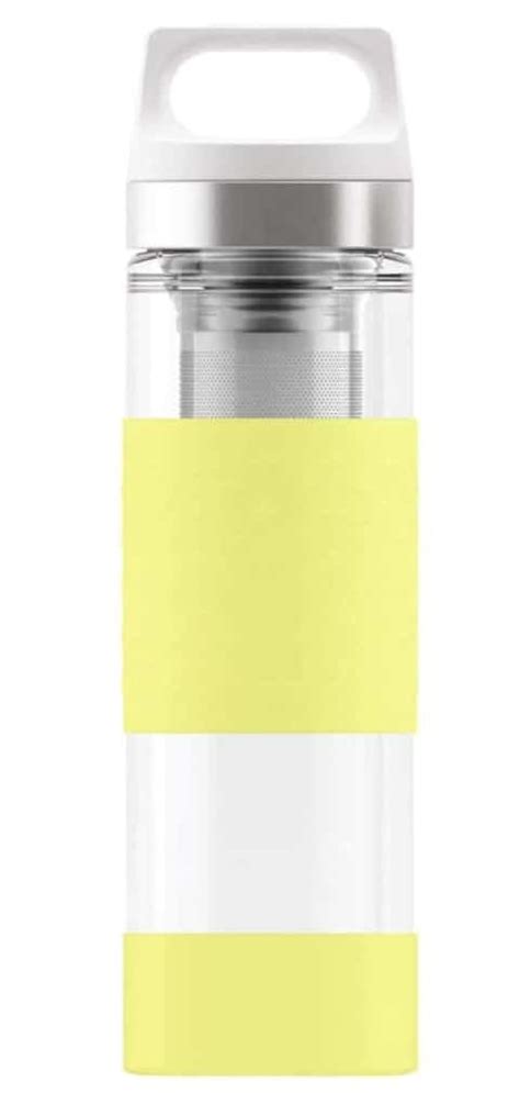 SIGG Hot Cold Glass Thermo Trinkflasche L ultra lemon für inkl Versand statt